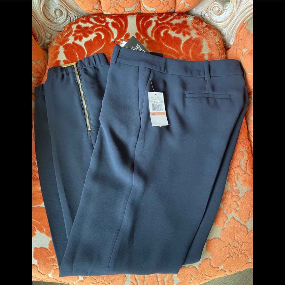 MICHAEL Michael Kors navy blue trousers